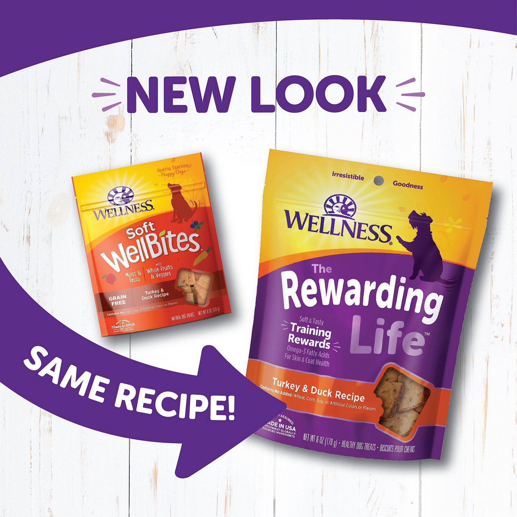 Wellness The Rewarding Life Turkey & Duck Soft & Chewy Dog Treats