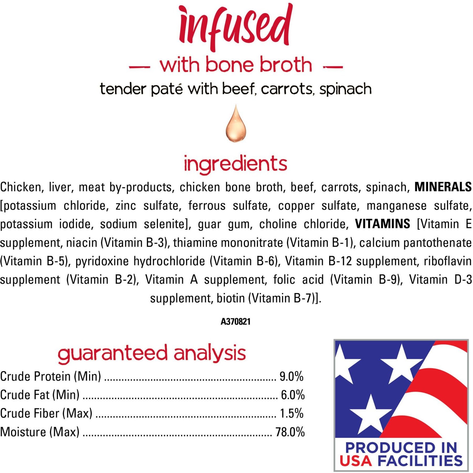 Purina Beneful Infused Pate with Real Lamb, Chicken, Beef Variety Pack Wet Dog Food, 3-oz can, case of 24