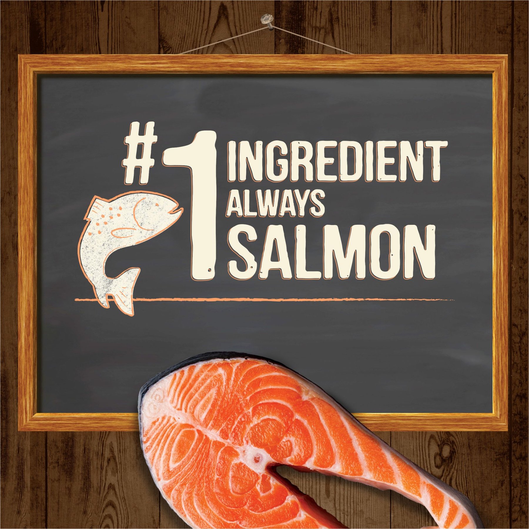 Merrick Power Bites Real Salmon Recipe Grain-Free Soft & Chewy Dog Treats