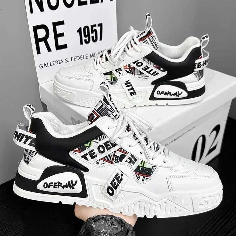 Mens Fi Shoes New Slippers Platform Casual Sports Shoes Trend Design Pahwork Mesh Mens Shoes Tenis Mascino M241120