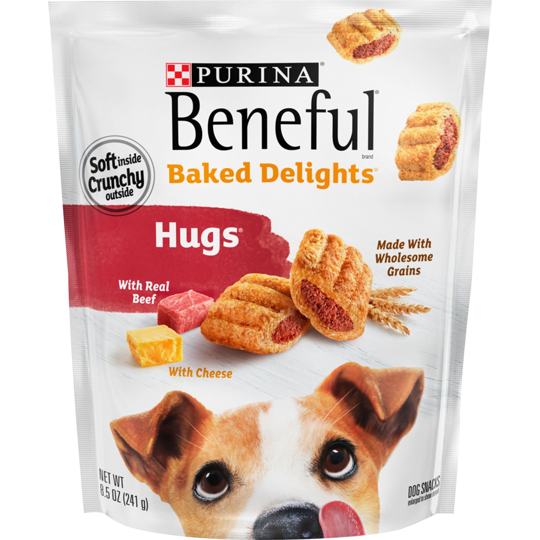 Purina Beneful Baked Delights Hugs with Real Beef & Cheese Dog Treats