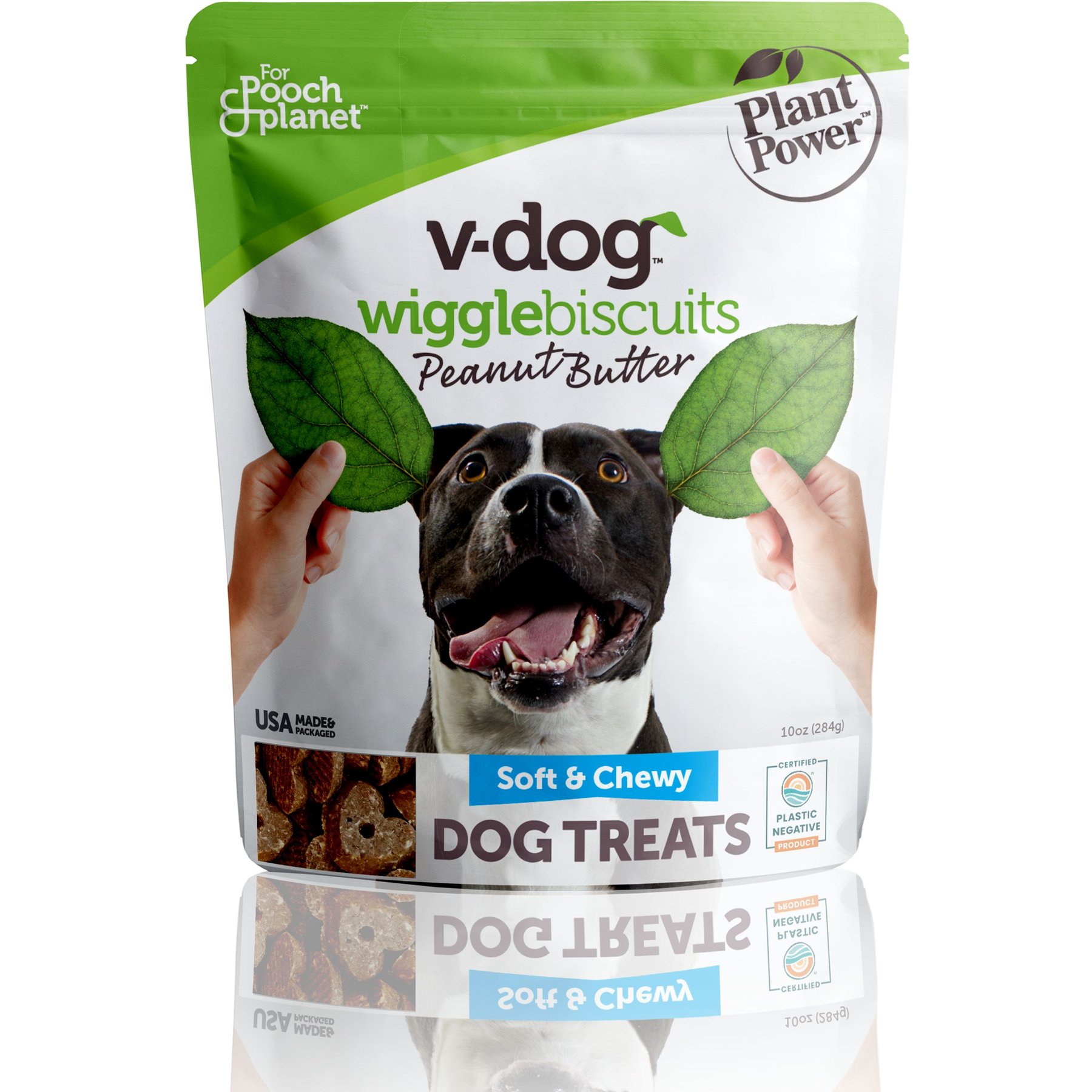 V-Dog Wiggle Biscuit Grain-Free Peanut Butter Dog Treats