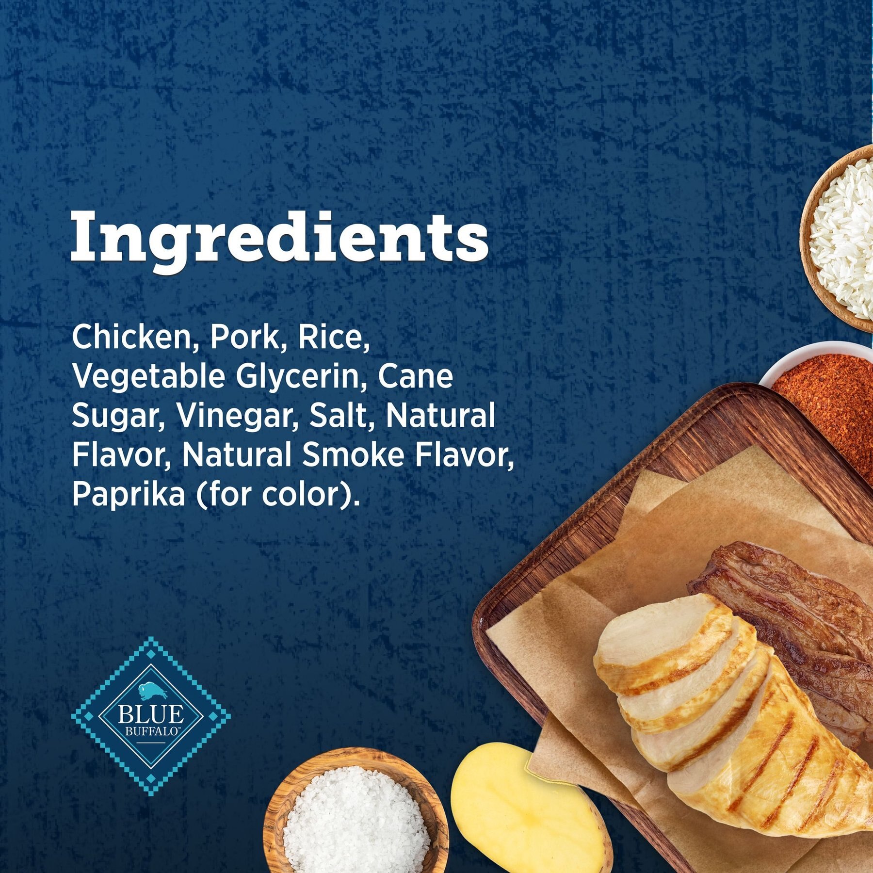 Blue Buffalo True Chews Natural Chicken & Bacon Dog Treats