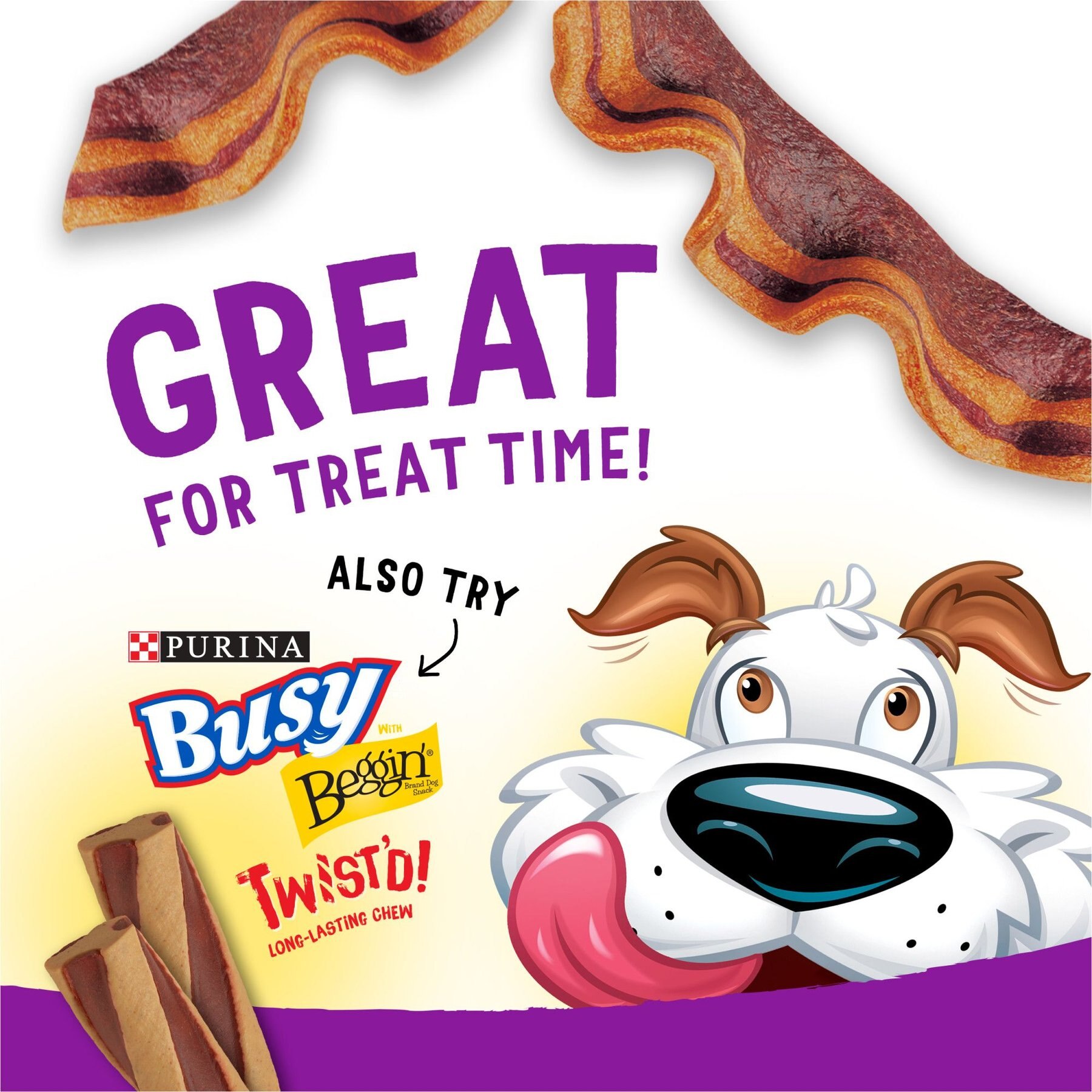 Purina Beggin' Strips Real Meat with Bacon & Peanut Butter Flavored Dog Treats