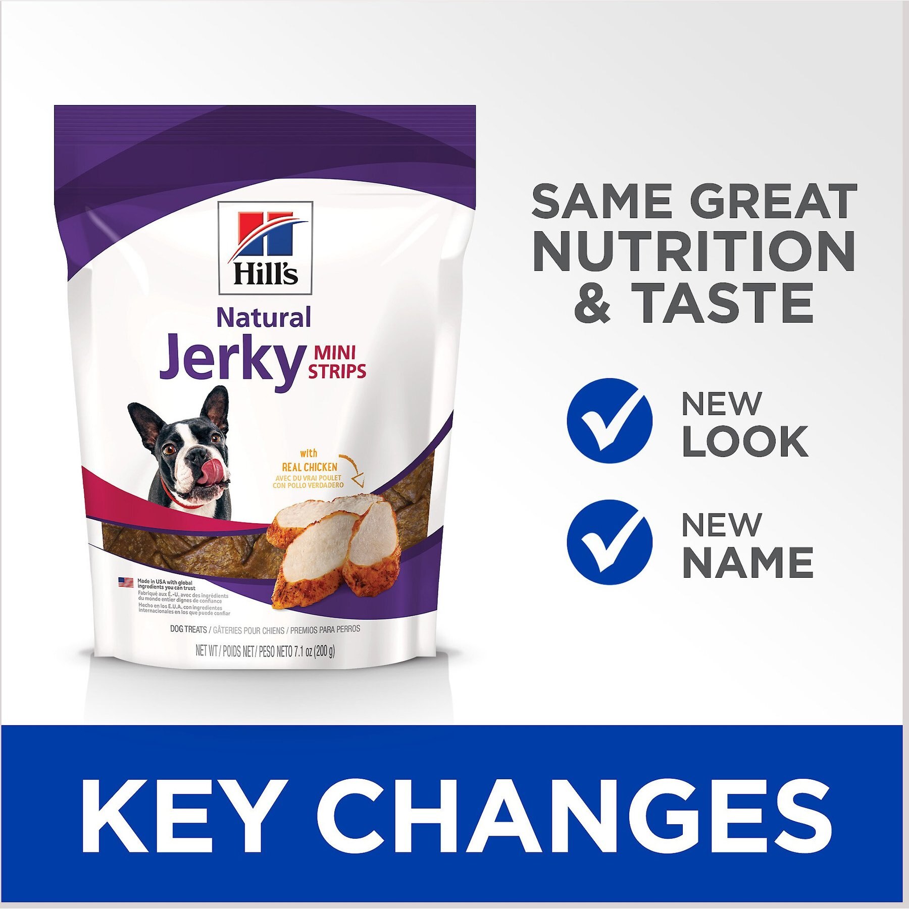 Hill's Natural Jerky Mini-Strips with Real Chicken Dog Treats