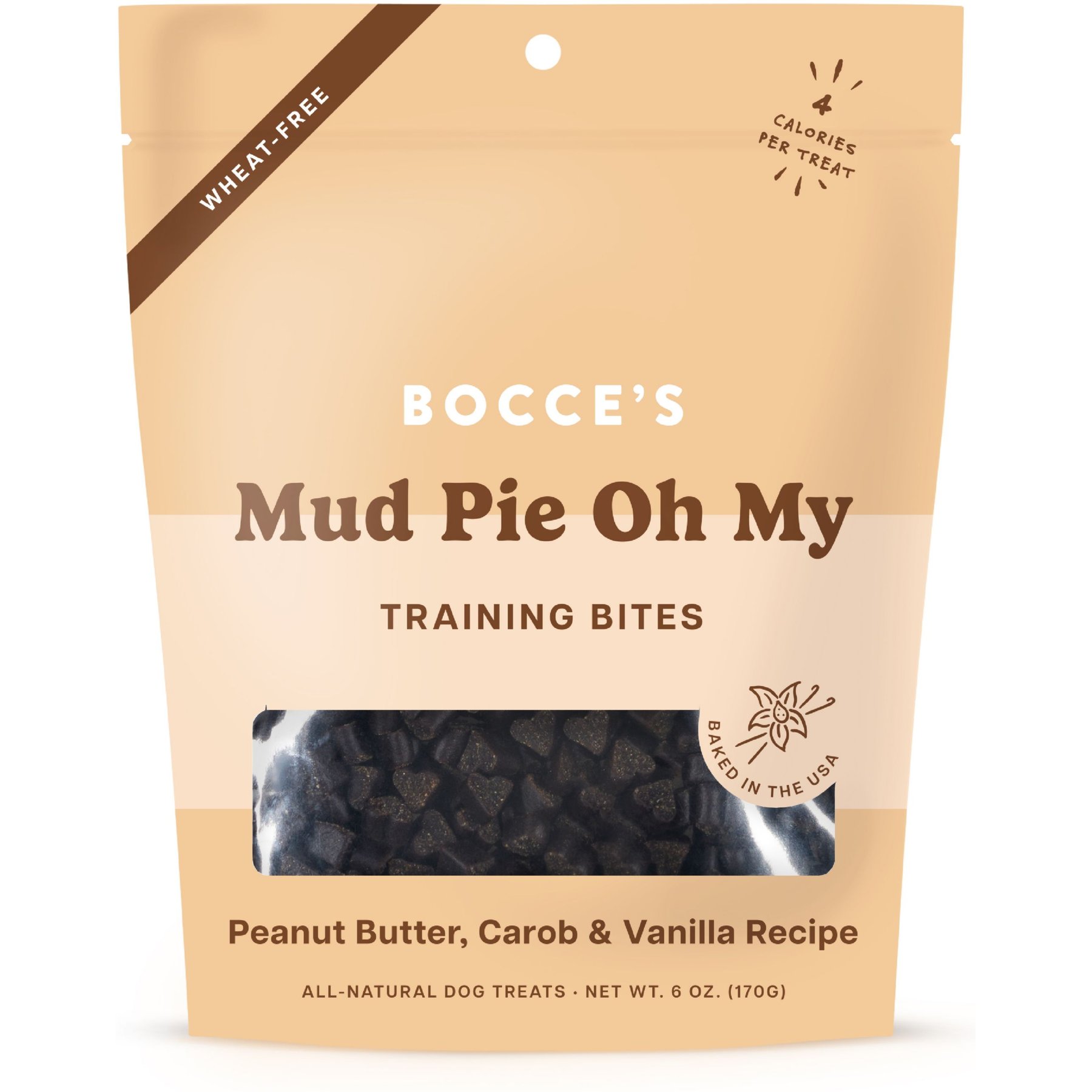 Bocce's Bakery Mud Pie Oh My Training Bites Dog Treats