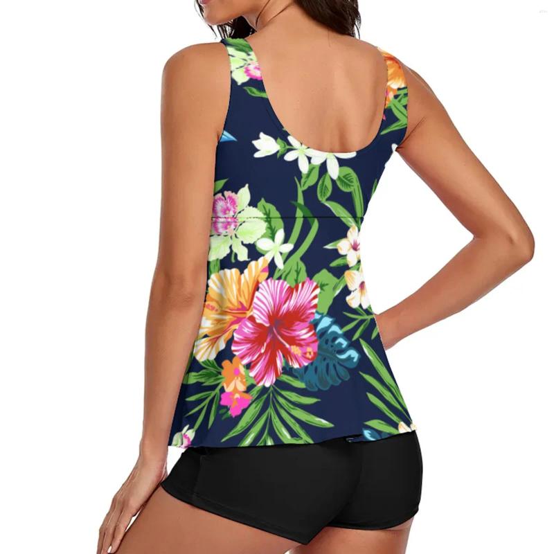 Womens Swimwear High Waisted Womens Swimsuits Personality Nylon Color Matching Printed V Neck Backless Swimsuit For Short