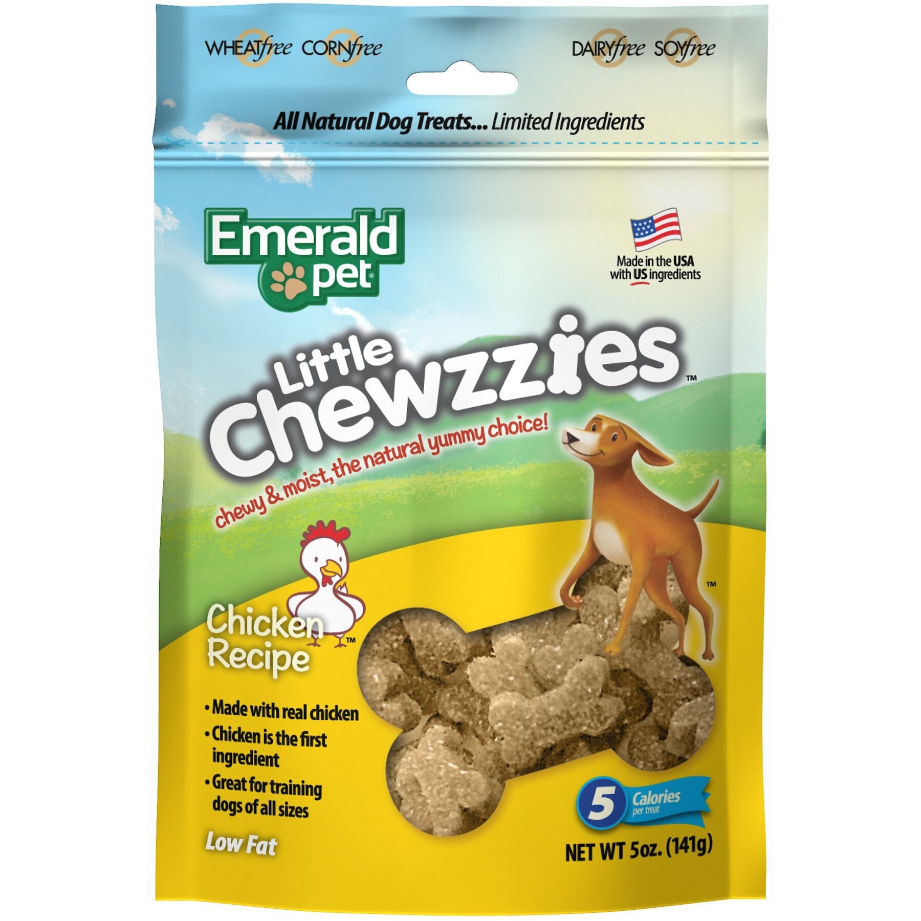 Emerald Pet Little Chewzzies Chicken Recipe Dog Treats