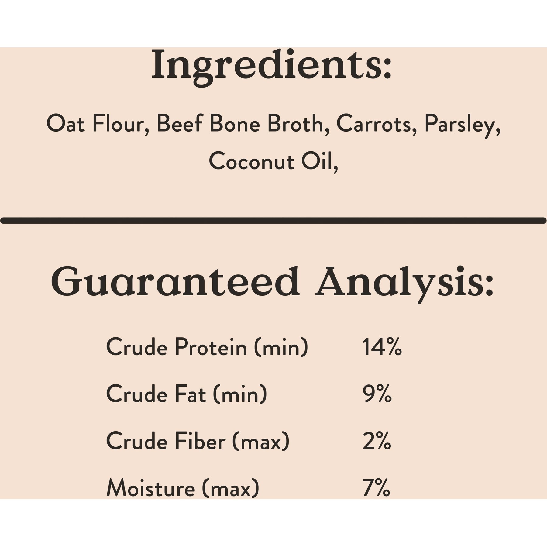 Bocce's Bakery Bone Broth, Carrots & Parsley Dog Treats, 5-oz bag