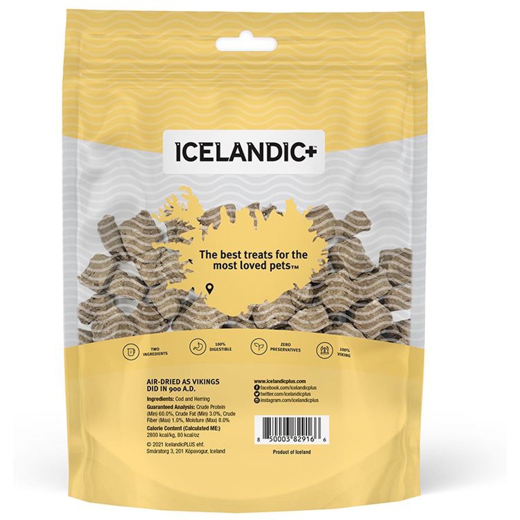 Icelandic+ Grain-Free Cod & Herring Combo Bites Dog Treats