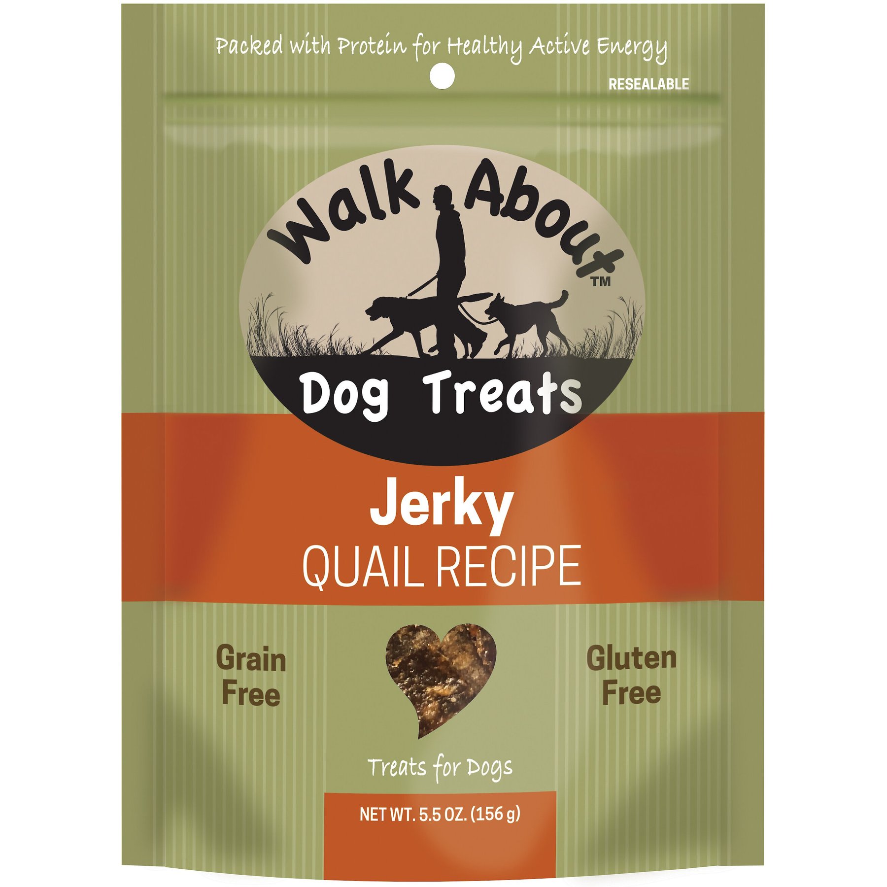Walk About Quail Grain-Free Jerky Dog Treats