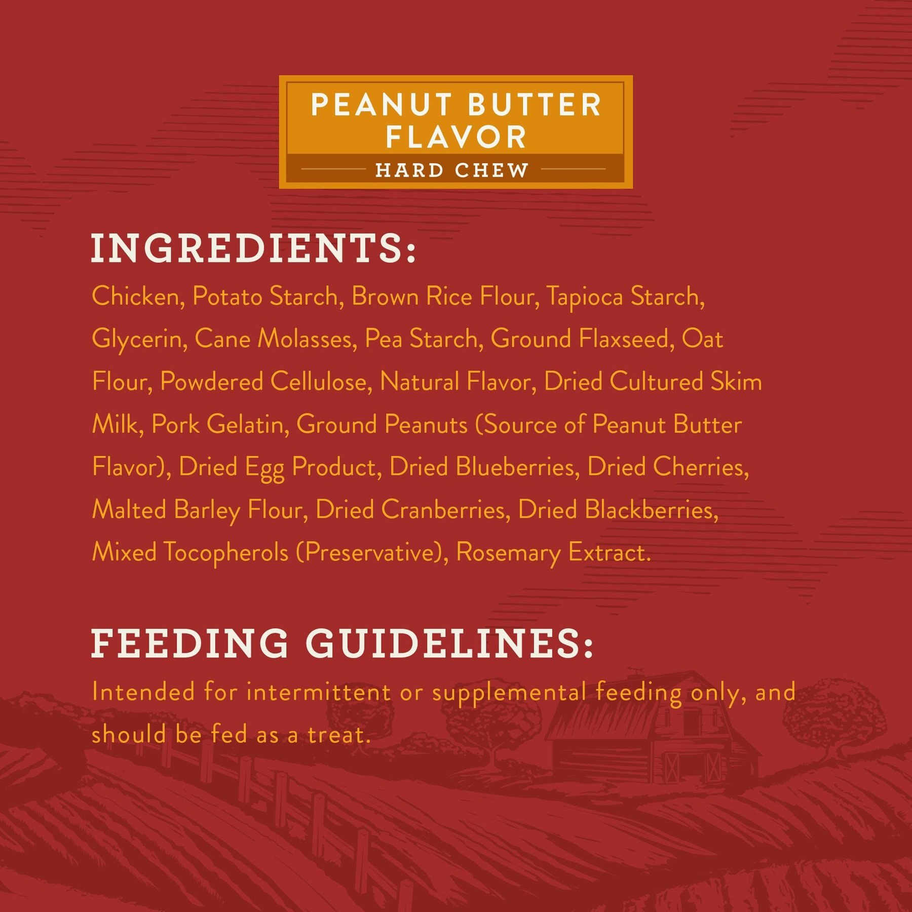 True Acre Foods Hearty Bones Peanut Butter Flavored Treats, 16-oz bag