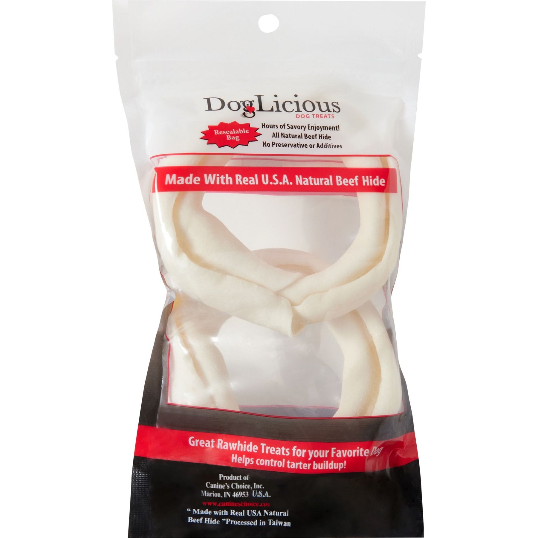 Canine's Choice DogLicious 3.5" Donut Dog Treats, 2 count
