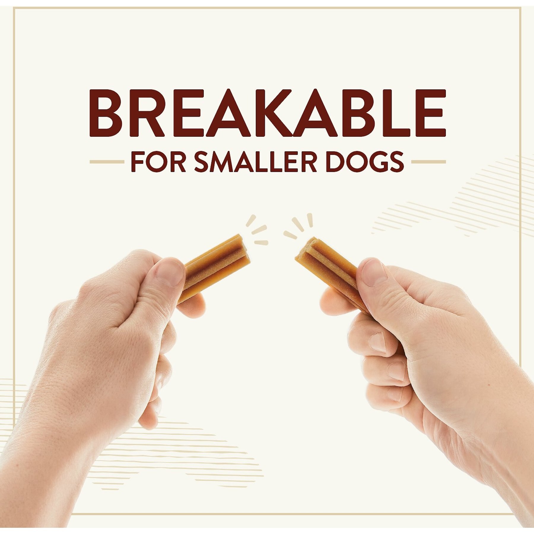 True Acre Foods All-Natural Dental Chew Sticks, Original Flavor