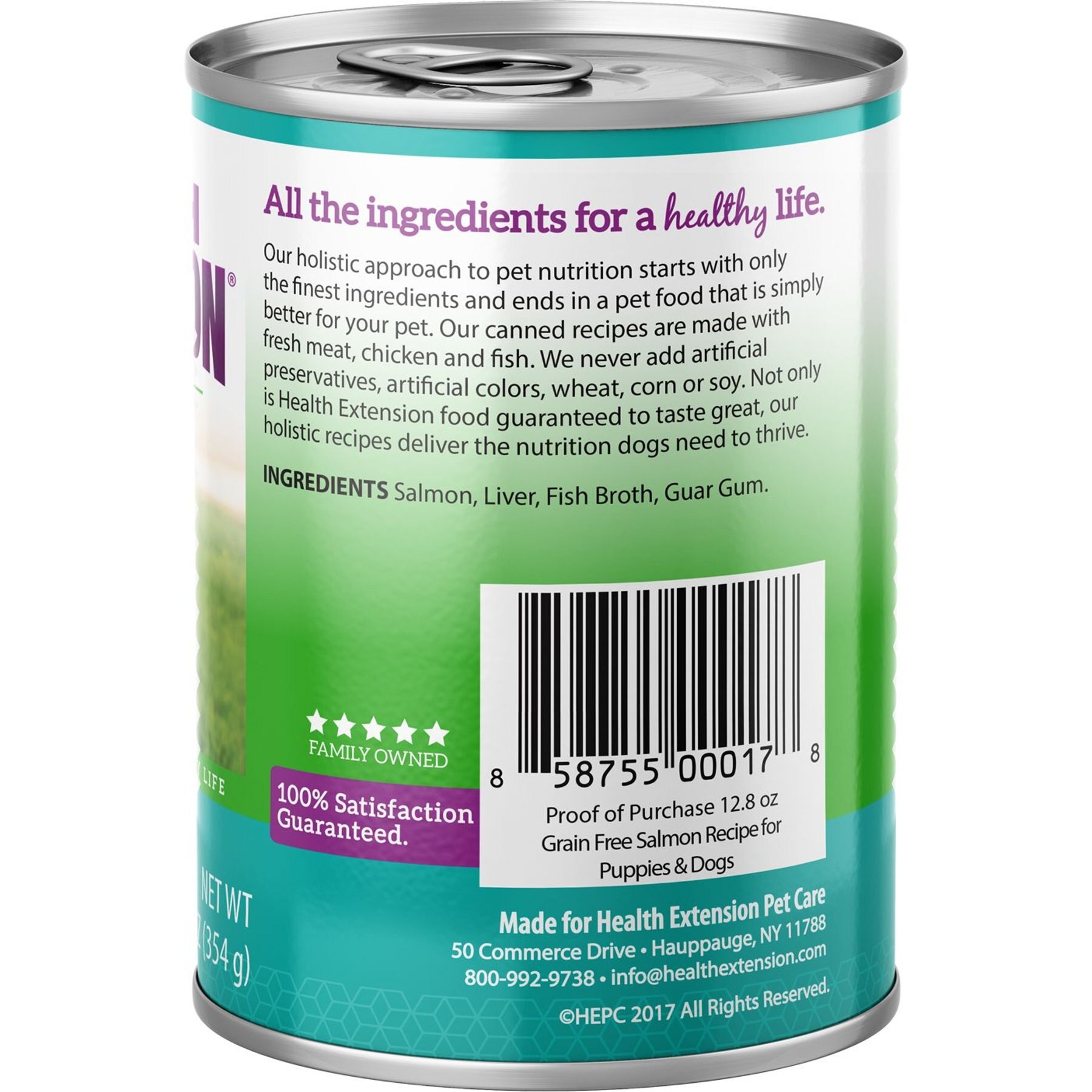 Health Extension Grain-Free Salmon Entree Canned Dog Food