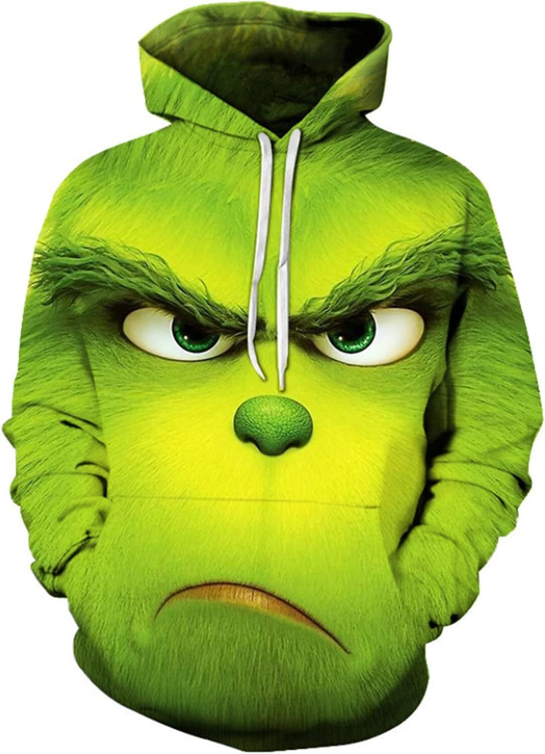 Hoodie for Mens Womens Hoodie Unisex Adult 3D Print Novelty Hoodies Christmas Funny Casual Pullover Christmas Hoodie Sweatshirt Graphic green