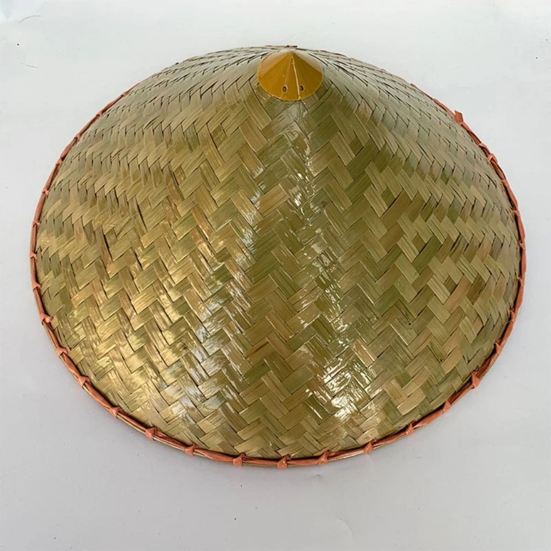 Handwoven Chinese Fisherman Hat Rice Farmer for Men Women Party Headgear 240415