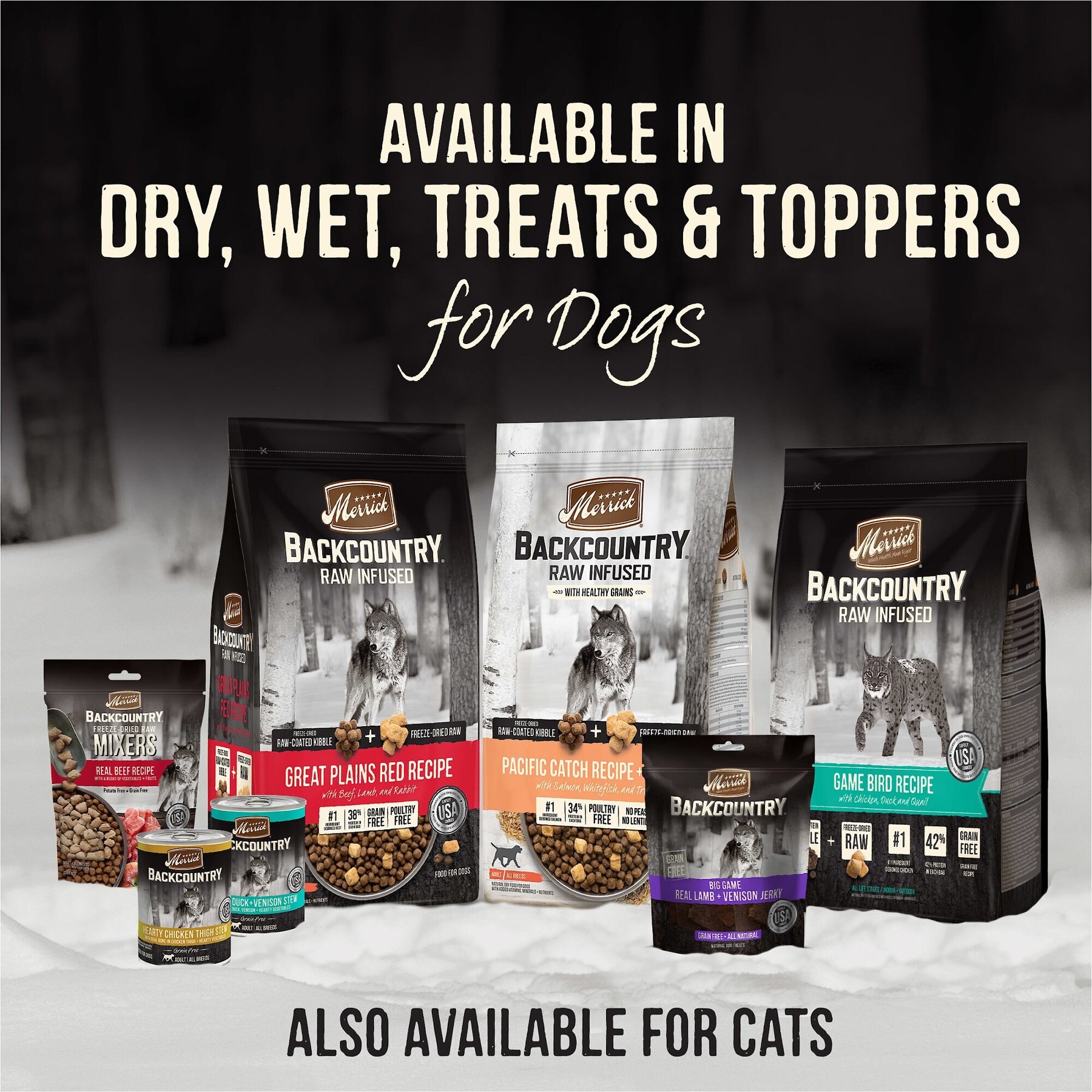 Merrick Backcountry Grain-Free Wet Dog Food 96% Real Chicken Recipe