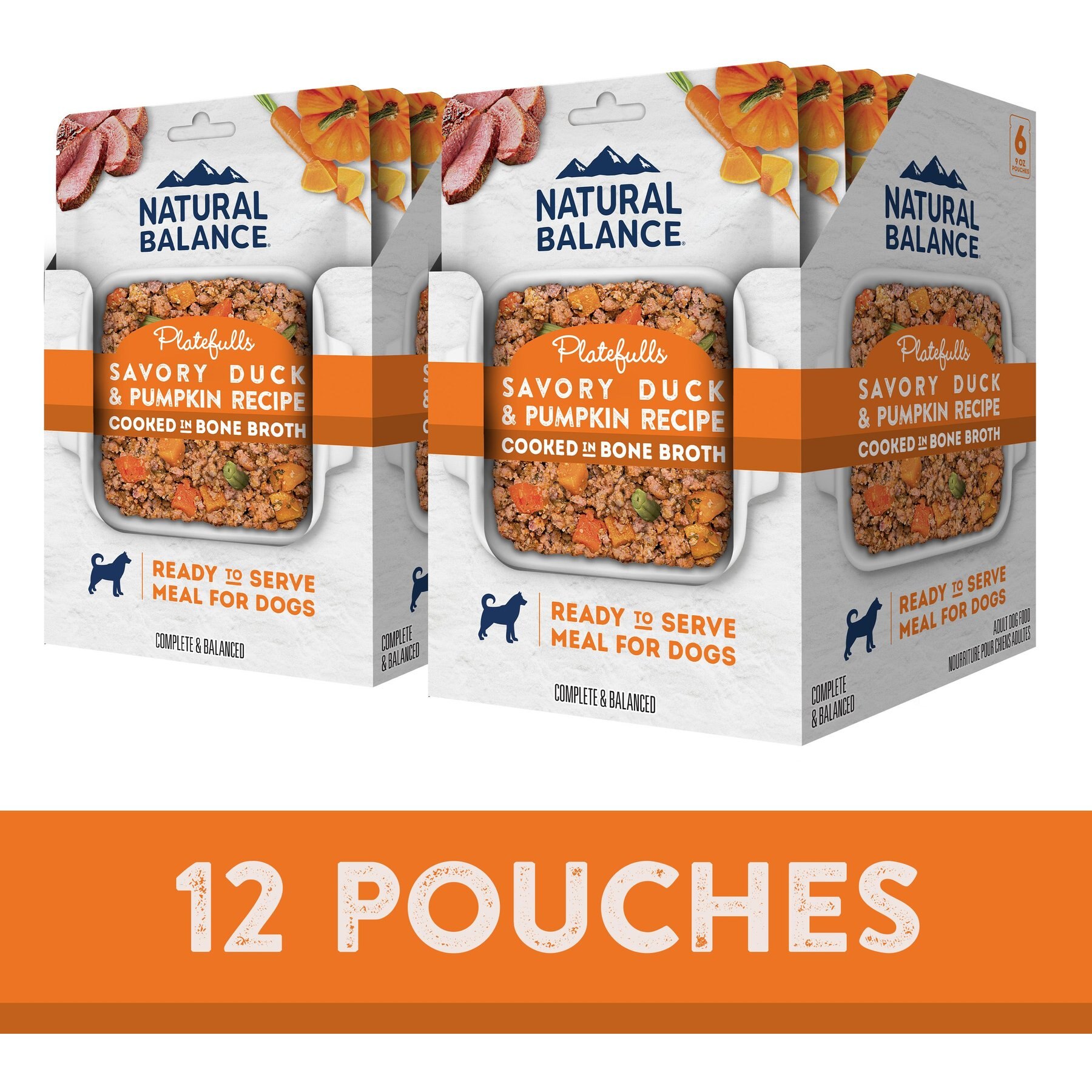 Natural Balance Platefulls Savory Duck & Pumpkin Recipe Wet Dog Food