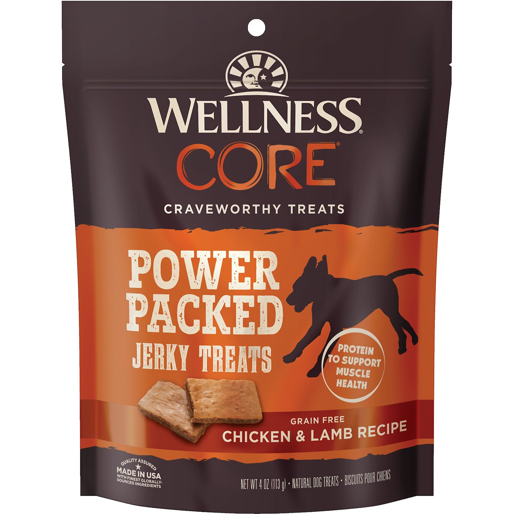 Wellness CORE Power Packed Chicken Grain-Free Jerky Dog Treats