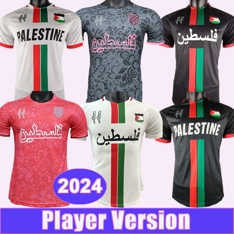 2024 PalestinE Mens Player Soccer Jerseys National Team M. BATTAT TAMER O. KHAROUB M. ABU WARDA M. SALEH Special Commemorative Edition Foootball Shirts
