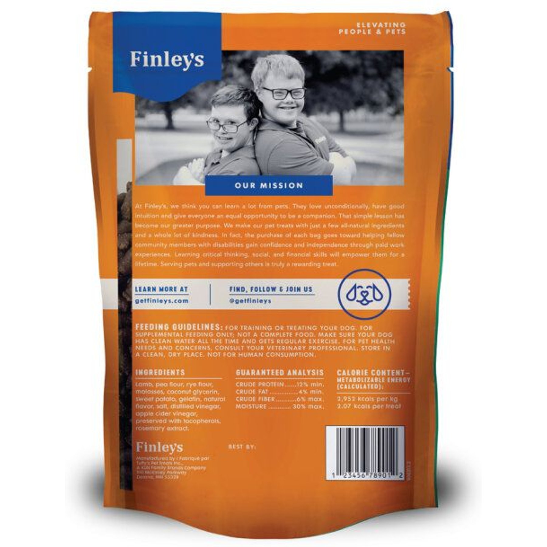 Finley's Barkery Lamb Recipe Soft Chew Training Bites Dog Treats, 16-oz bag
