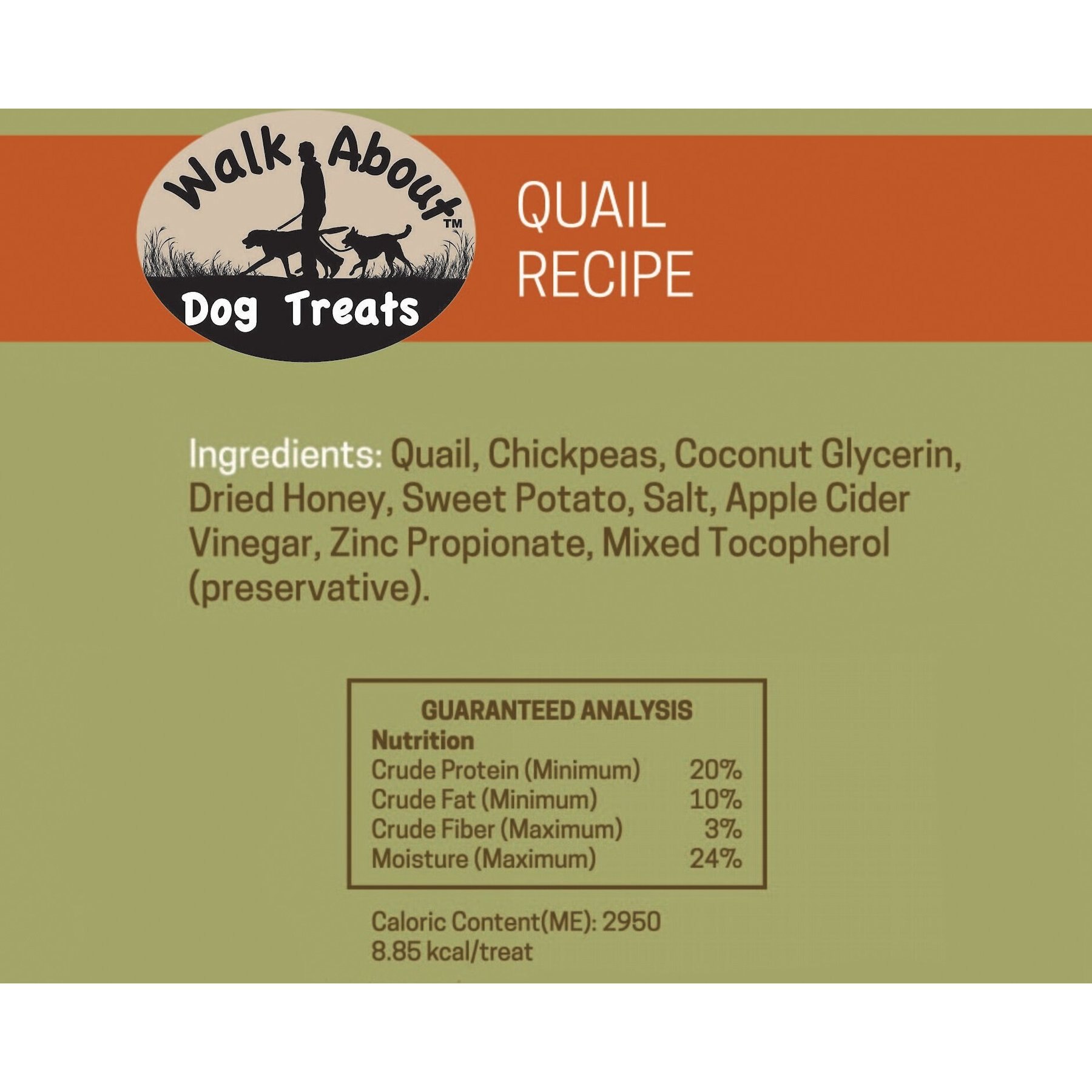 Walk About Quail Grain-Free Jerky Dog Treats
