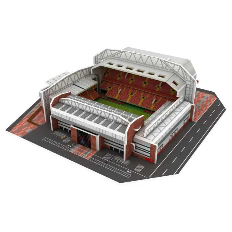 Feooe DIY 3D Puzzle Football Field Model Building Stadium Assembly ToysXJ241120