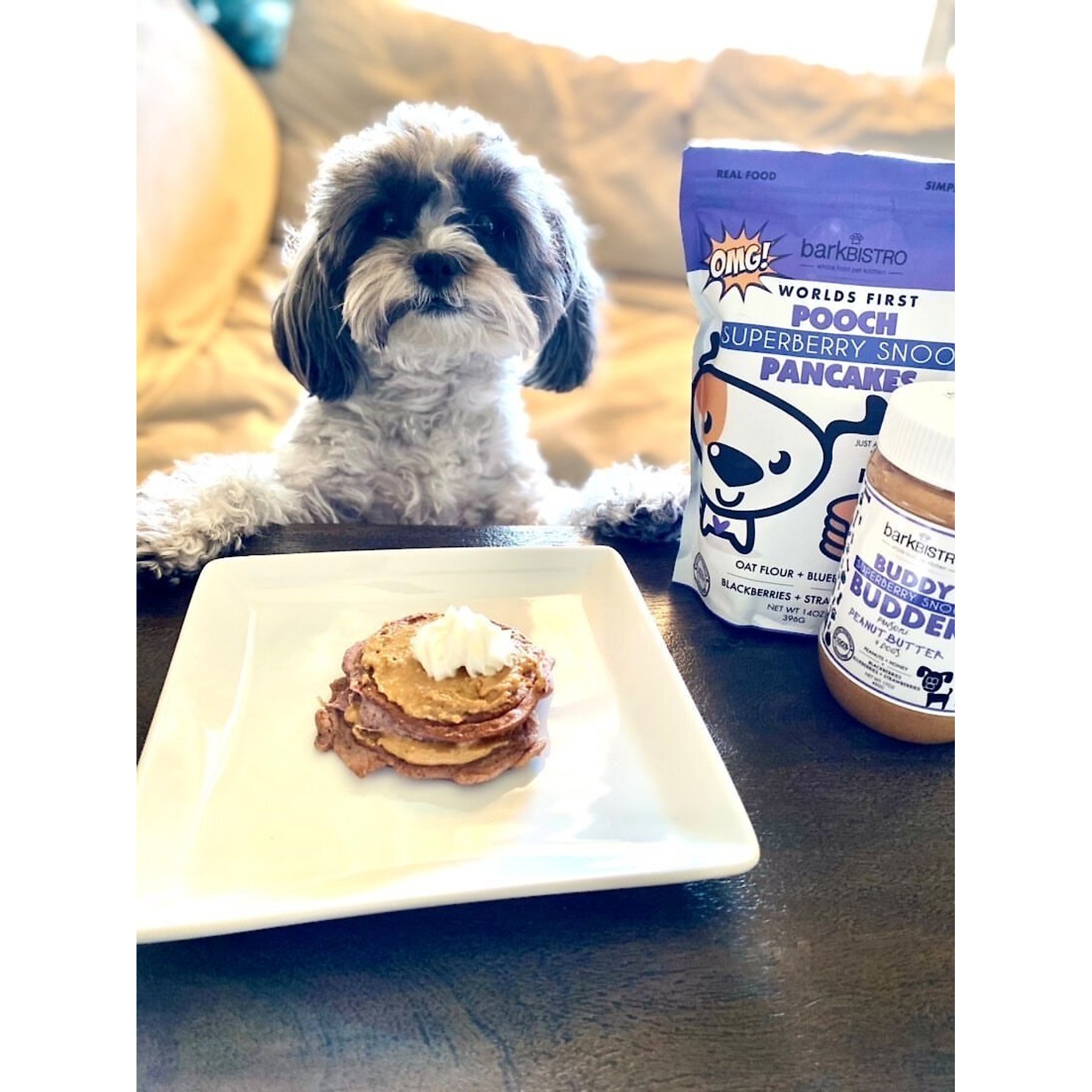 Bark Bistro Company Pooch Pancakes Superberry Snoot Dog Treat, 14-oz bag