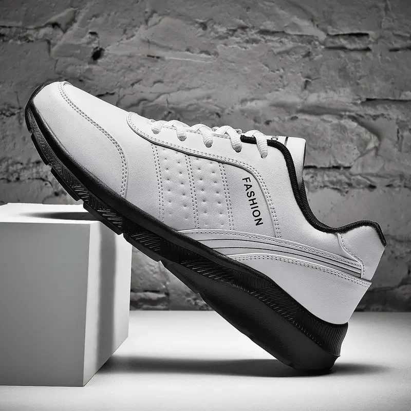 Casual shoes mens leather work boots anti slip and wear-resistant bowling shoes luxurious and comfortable walking shoes M241120