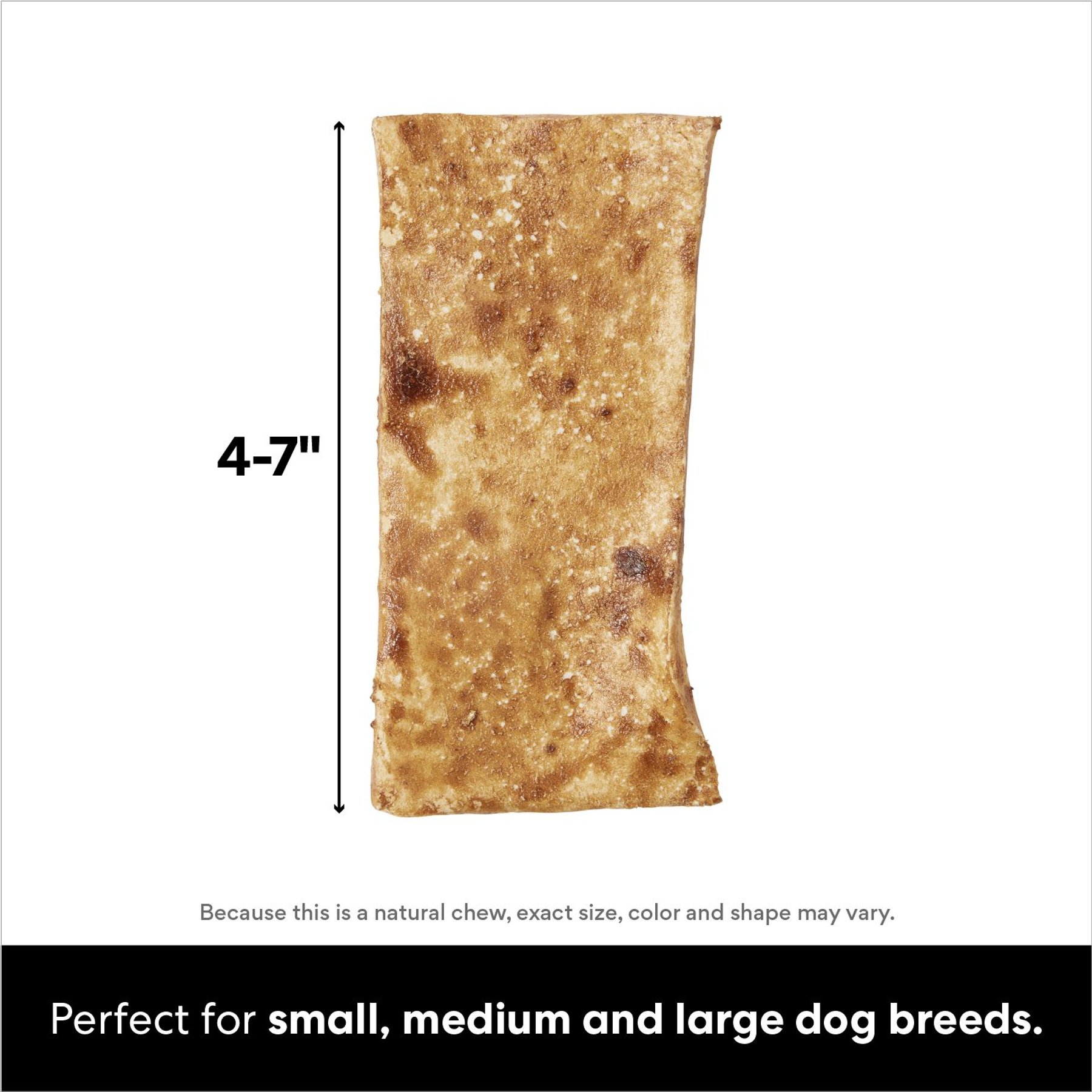 Bones & Chews Bully Strips Dog Treats, Beef