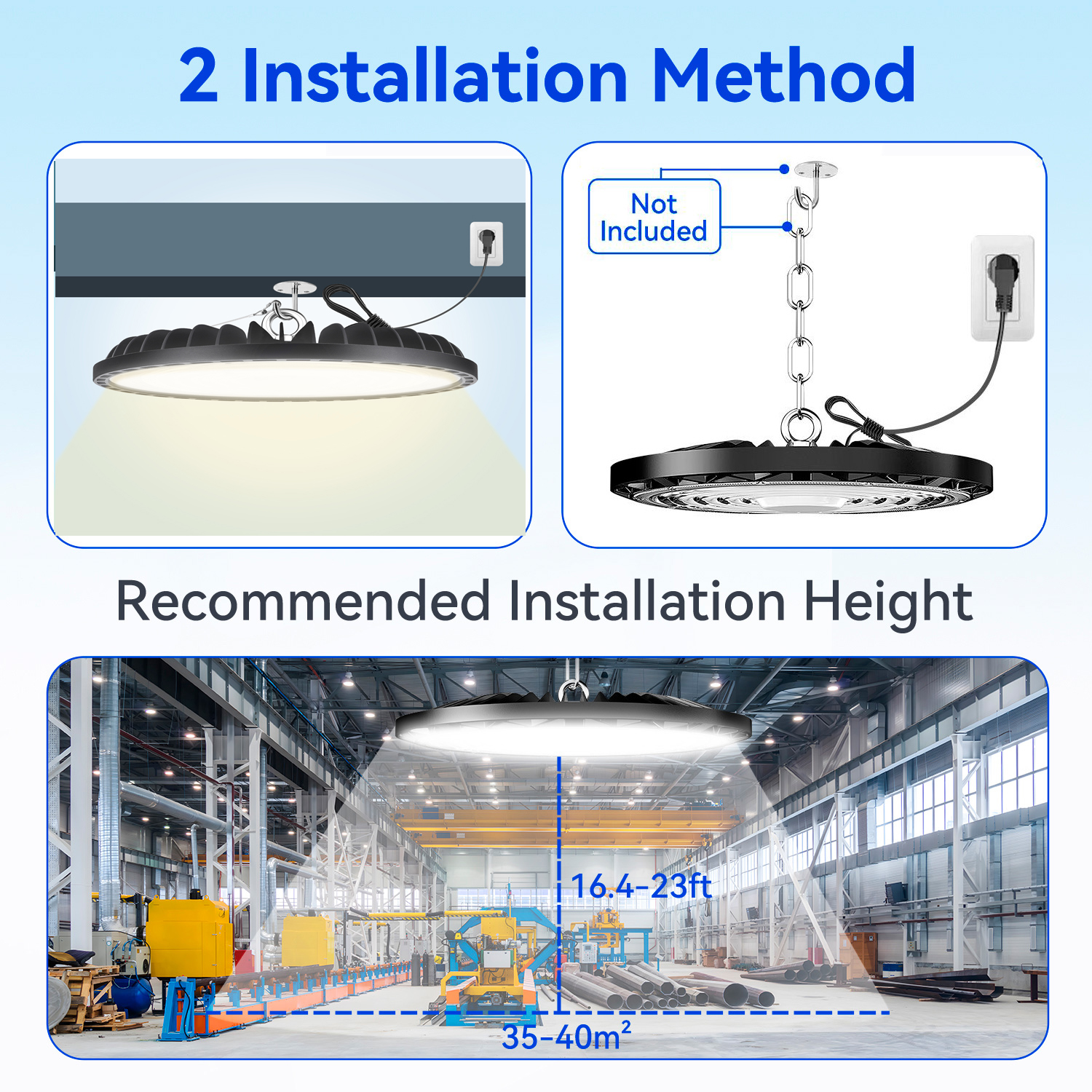 UFO LED High Bay Light 200W 300W 400W Industrial Warehouse Garage GYM lights UFO High bay led light Lamps