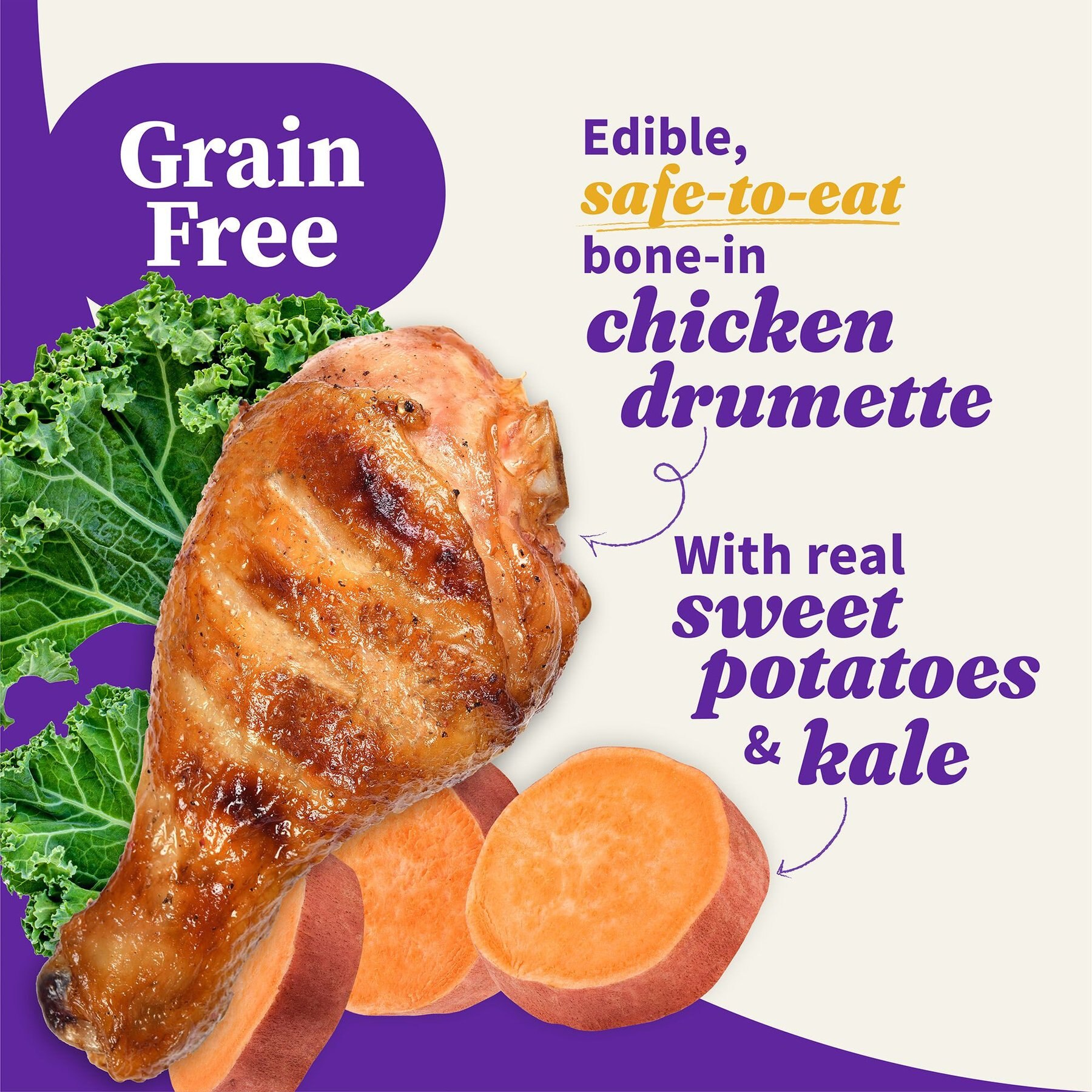 Halo Elevate Homestyle Bone-In Chicken Stew with Sweet Potatoes & Kale Grain-Free Wet Dog Food, 12.7-oz can, case of 6