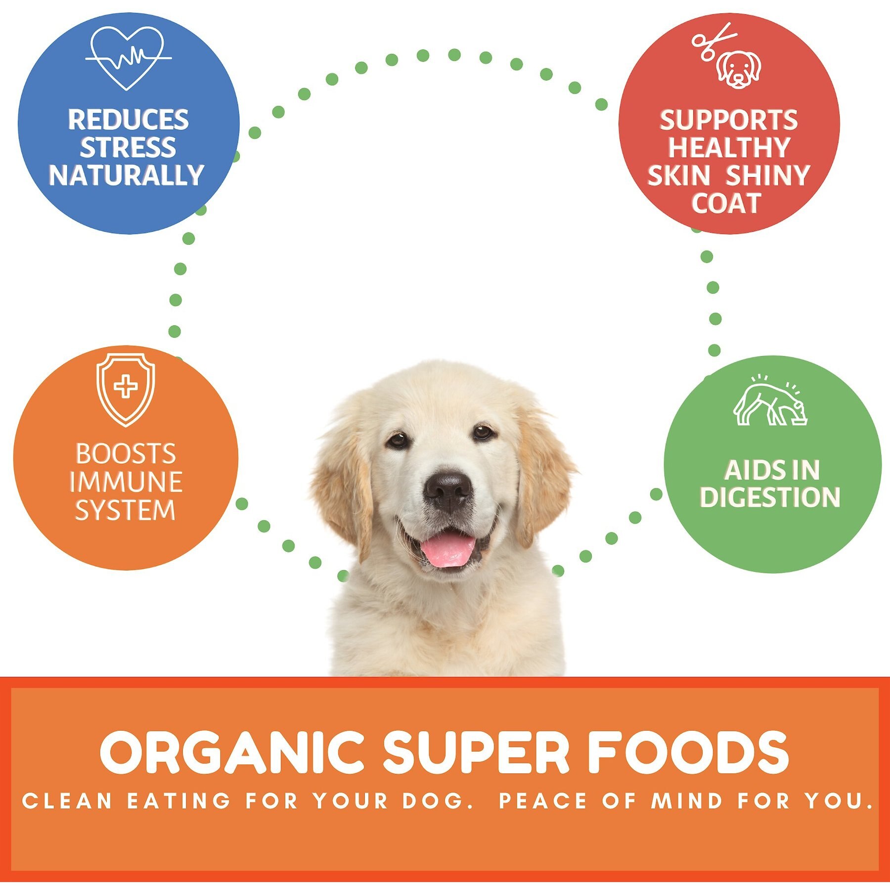 Dog Mamma’s Organic Variety Dog Treats, 4.6-oz bag