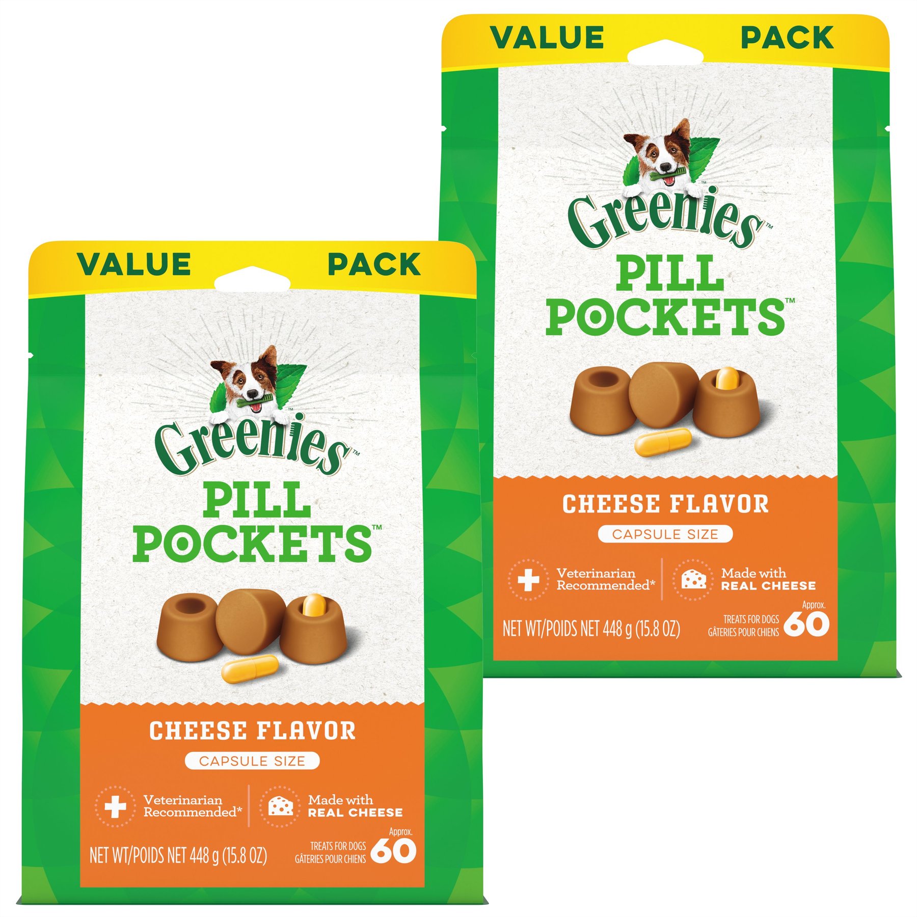 Greenies Pill Pockets Cheese Flavor Dog Treats