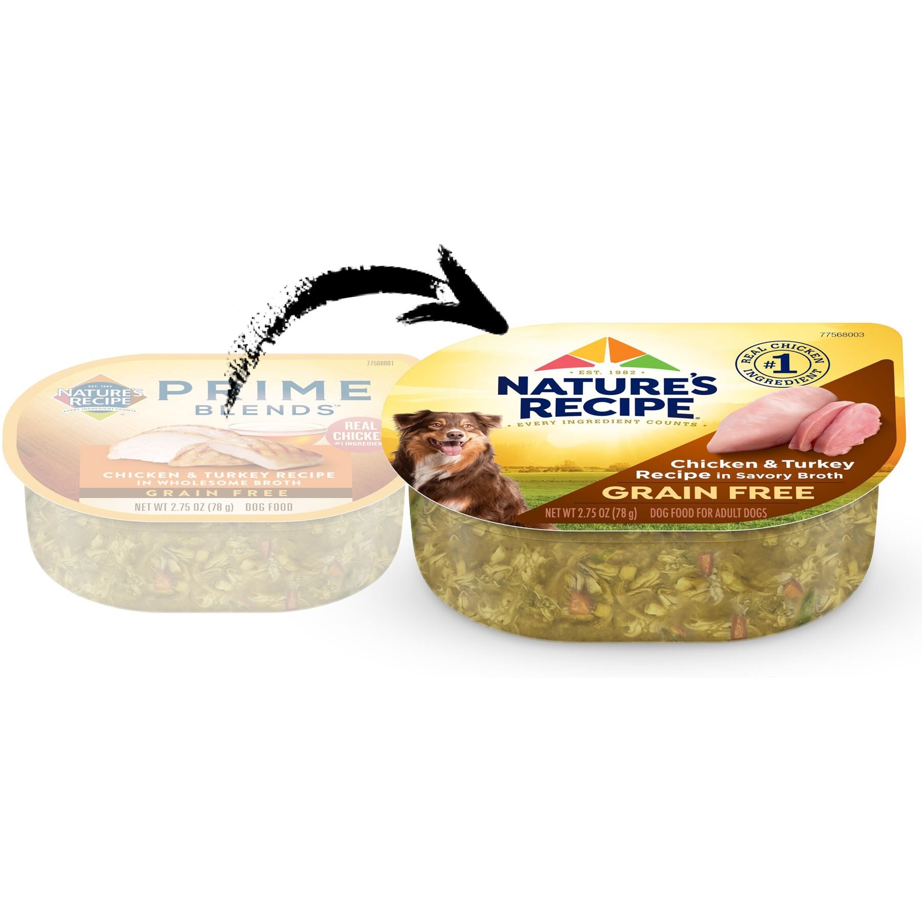 Nature's Recipe Chicken & Turkey in Broth Recipe Grain-Free Wet Dog Food