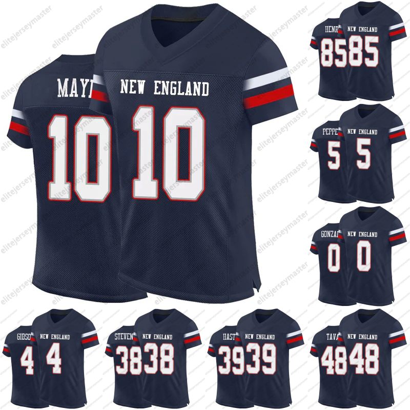 10 Maye 38 Stevenson Cities Football Jerseys 7 Brissett 3 Douglas 9 Boutte 1 Polk 71 Onwenu 75 Jacobs 48 Tavai 91 Wise Jr. Custom Any Number Any Name For Men Women Youth