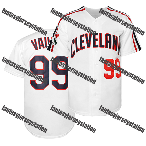 Mens VAUGHN #99 Embroidered V-Neck Shirt - Relaxed Fit, Short Sleeve Button-Up, Stylish Baseball Jersey In Stock S-3XL