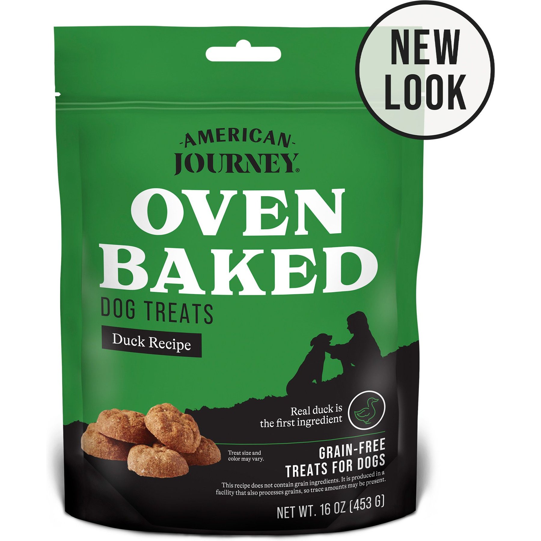 American Journey Duck Recipe Grain-Free Oven Baked Crunchy Biscuit Dog Treats