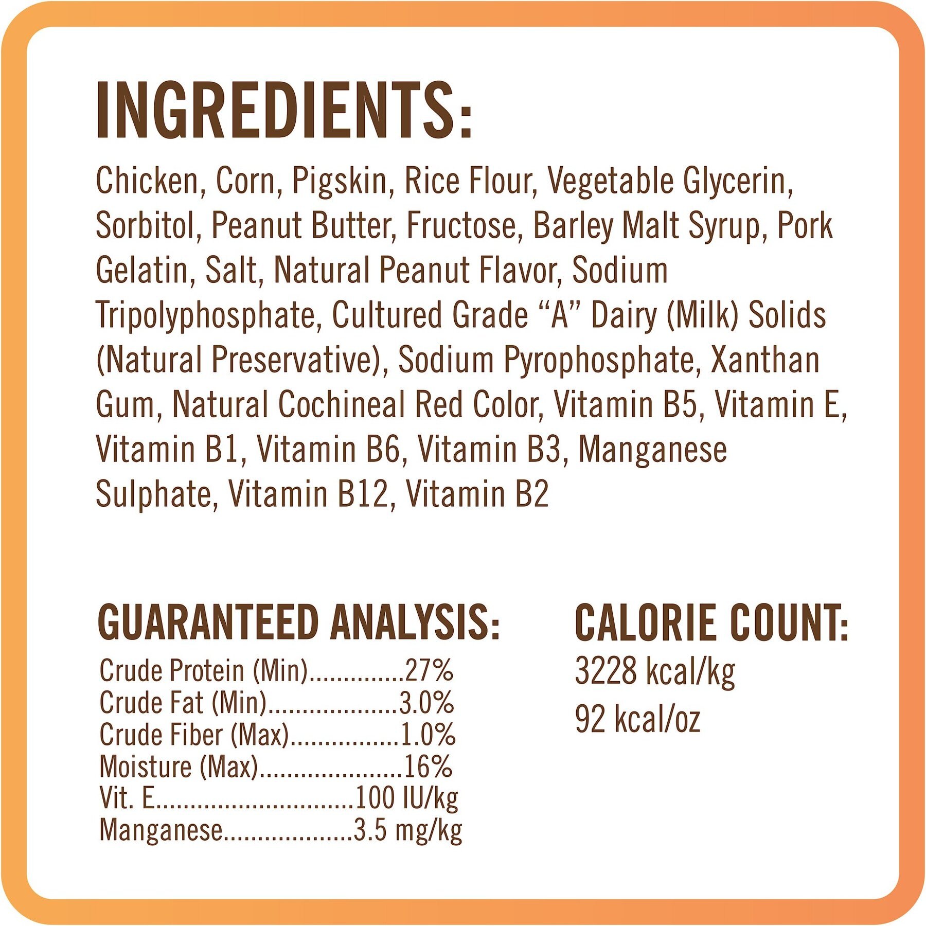 Nutri Chomps Advanced Twists Peanut Butter Flavor Dog Treats, 4 count