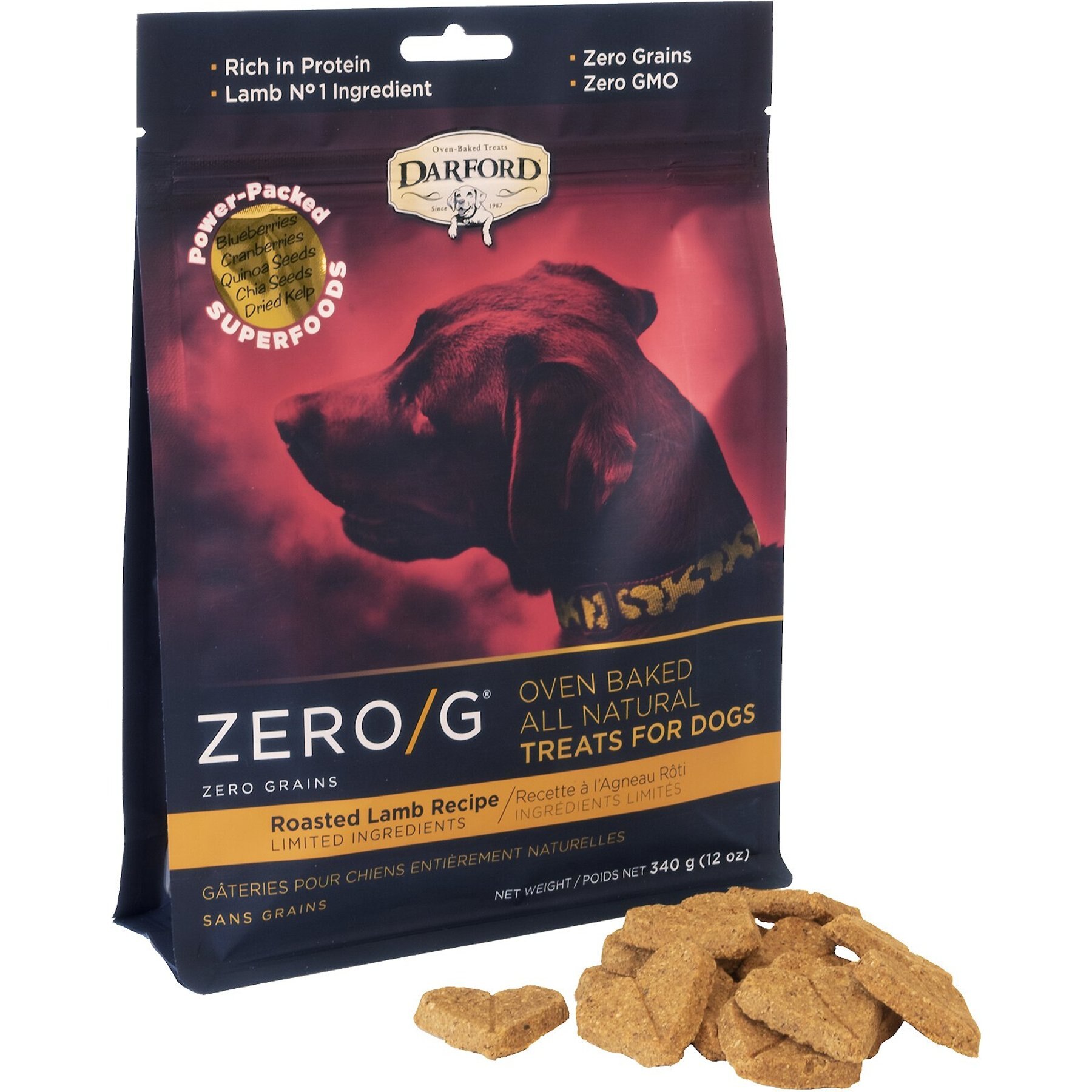Darford Zero/G Grain-Free Roasted Lamb Dog Treats
