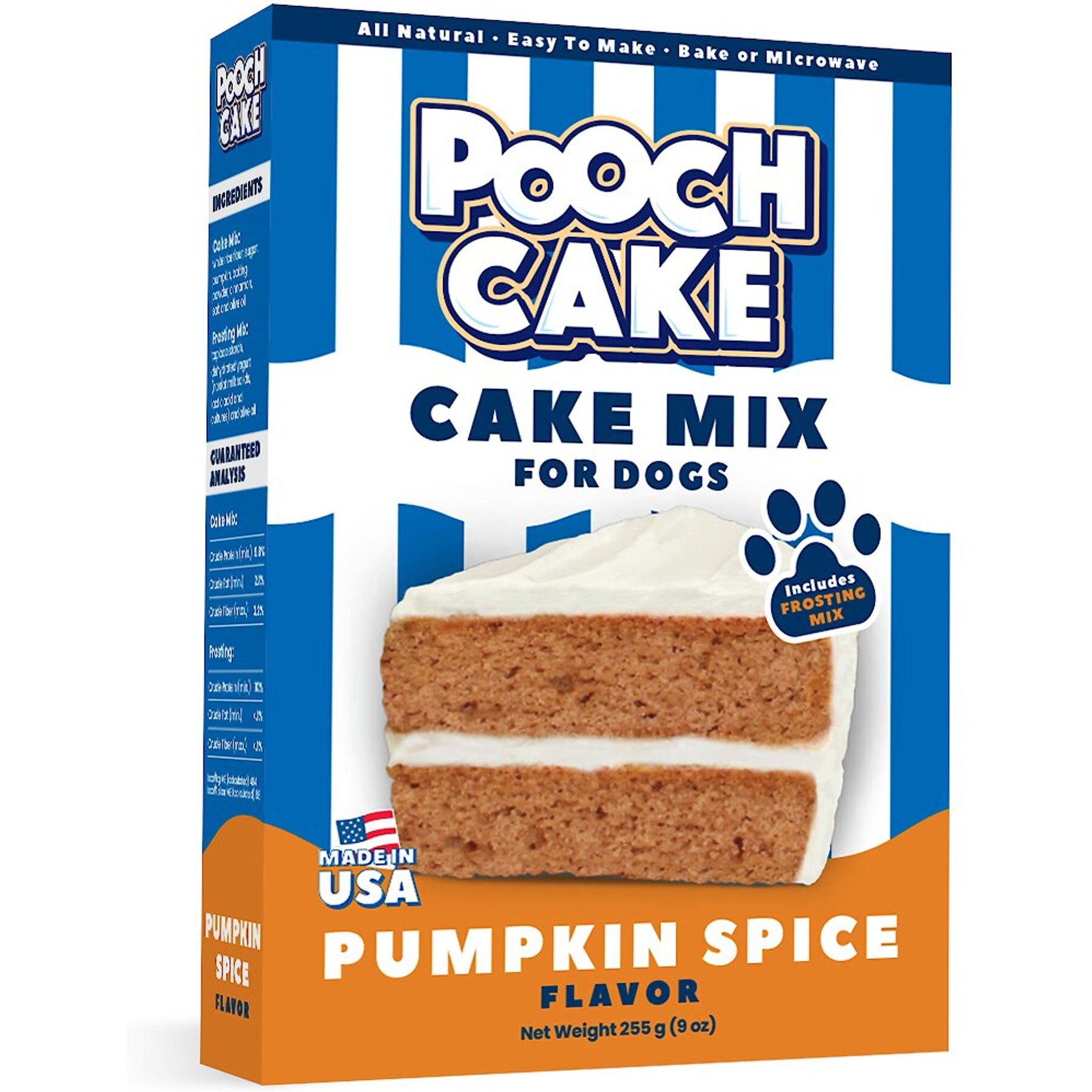 Pooch Cake Basic Starter Pumpkin Cake Mix & Cake Mold Kit Dog Birthday Cake, 9-oz box