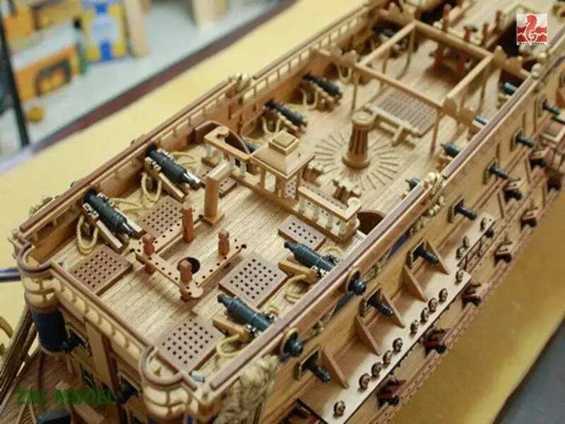 ZHL San Felipe 1690 Wooden Model Ship Kit 1/50 47 inch Yuan Qing W241120