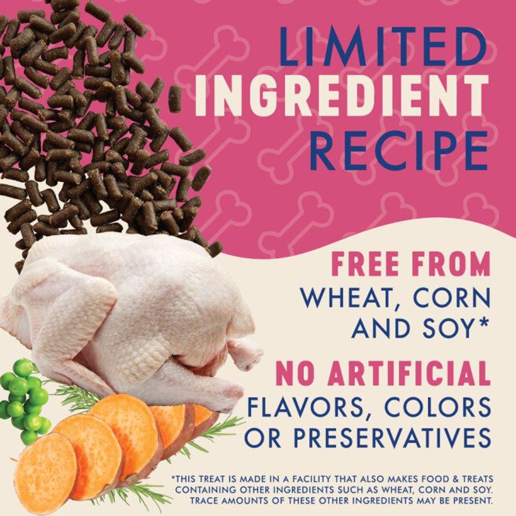 Finley's Barkery Turkey Recipe Soft Chew Training Bites Dog Treats, 16-oz bag