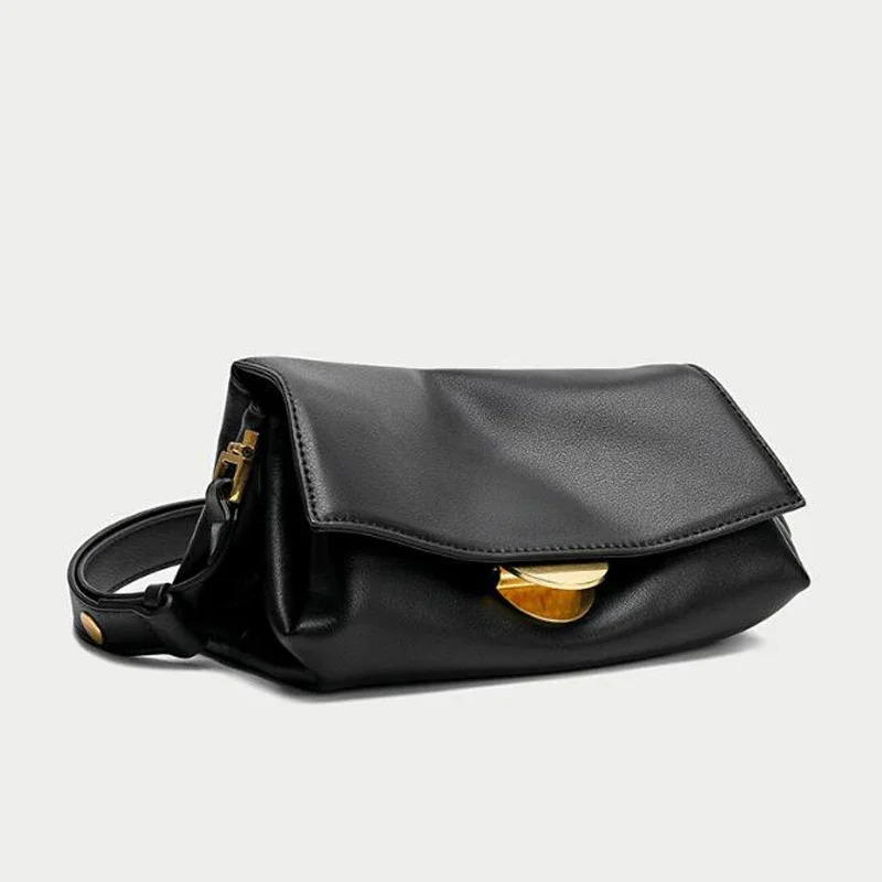 Leather Shoulder Bag For Women Crossbody Bags Multi Pockets Adjustable Strap Purse Handbag Brand Design Fashion Patent Leather BagVoyage