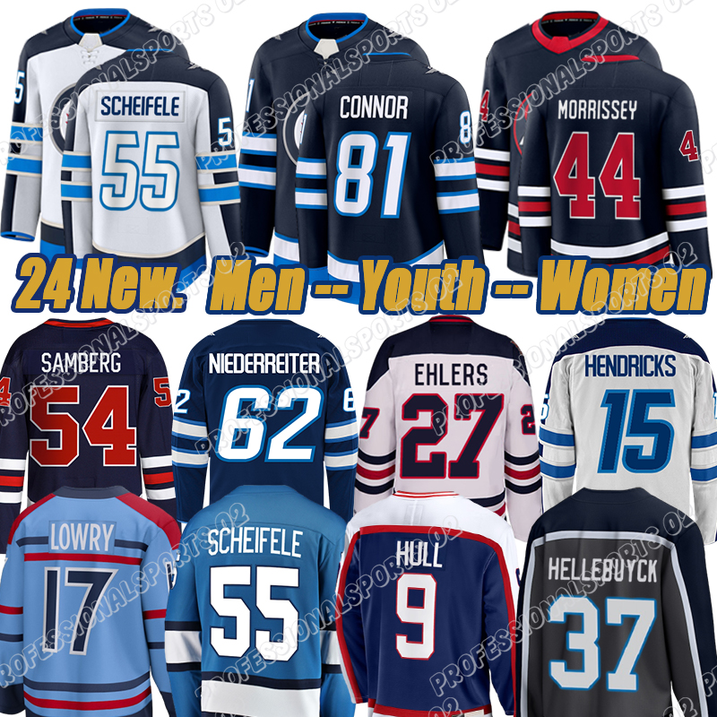 #55 Mark Scheifele Jersey #81 Kyle Connoor Jersey Winnipeg JetsS Jersey Josh Morrissey #7 Neal Pionk Jersey Dyllan Sambeerg Cole Perfetti Mason Appleton Hockey Jerseys