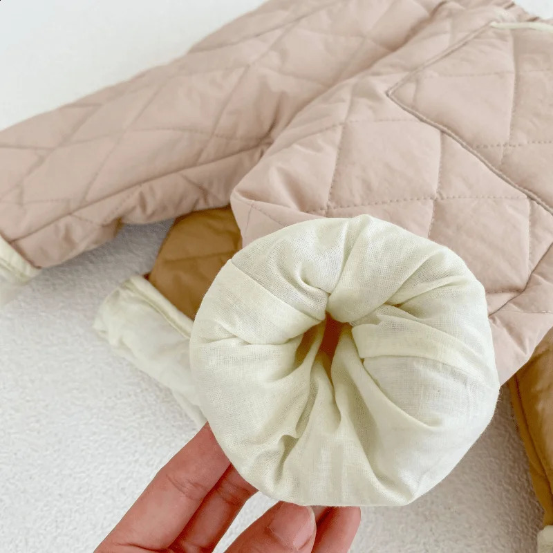 born Baby Boy Cotton Apron Baby Middle Waist Trouser Casual Warm Thick Bottom Baby Clothing 3M-2Y 241121