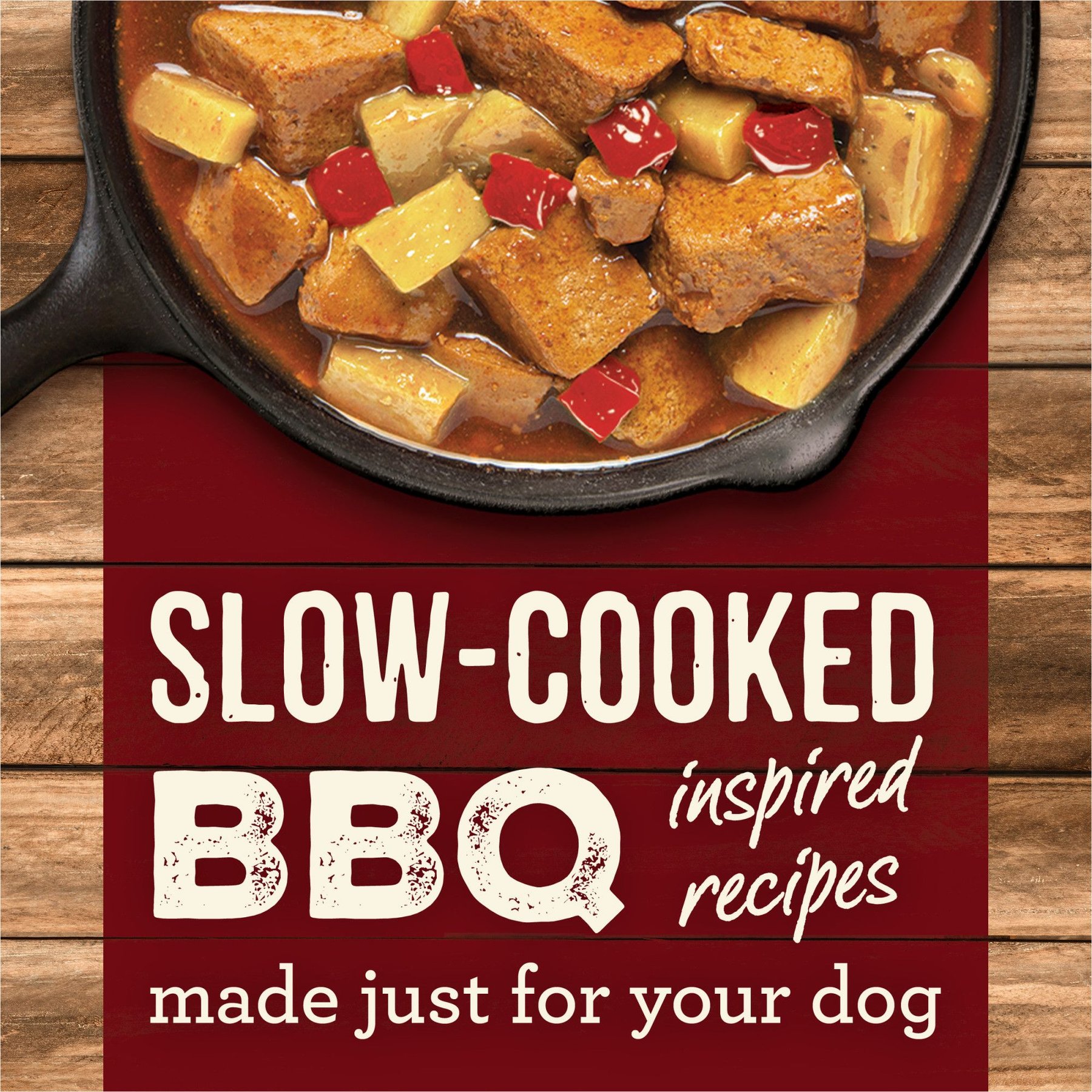 Merrick Grain-Free Slow-Cooked BBQ Kentucky Style with Chopped Lamb Wet Dog Food, 12.7-oz can, case of 12