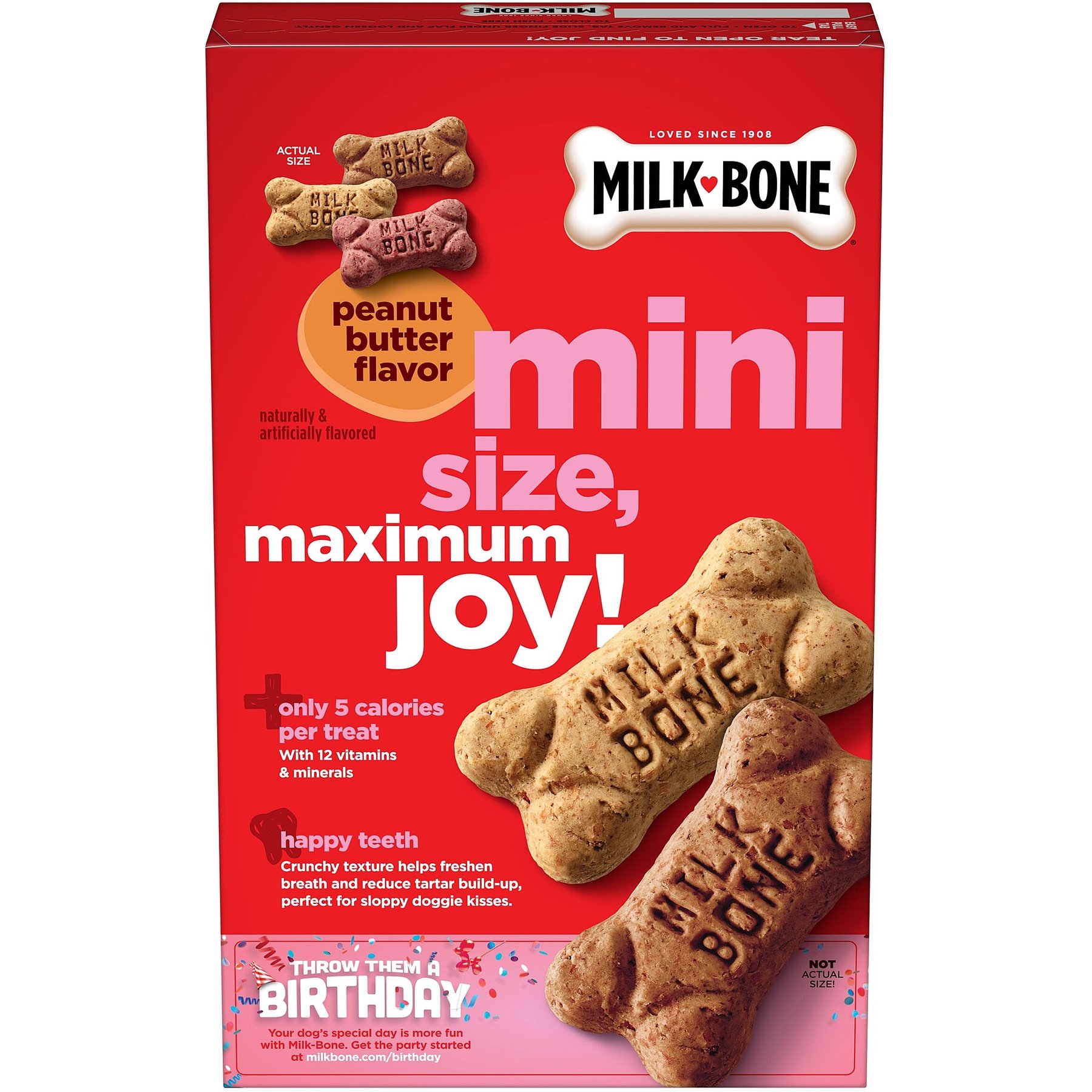 Milk-Bone Mini's Peanut Butter Flavor Variety Dog Treats