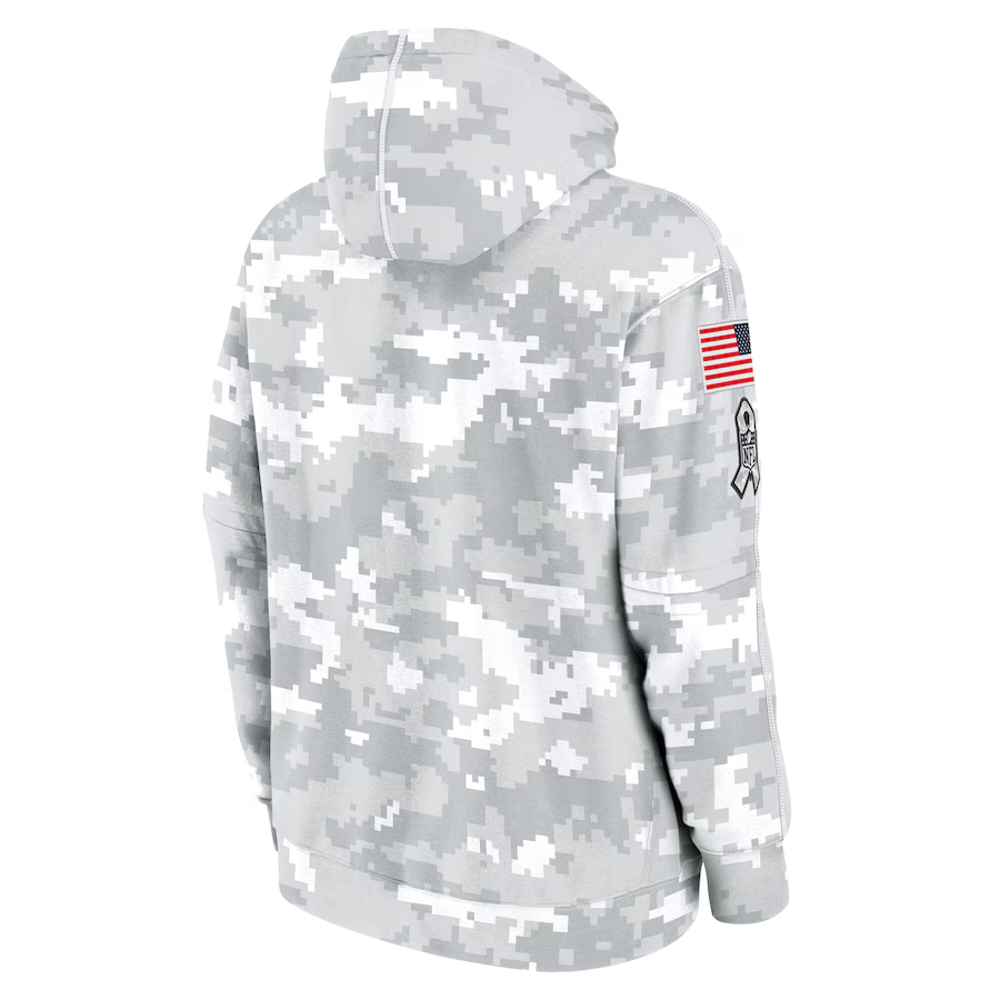2025 Salute To Service Performance Pullover Hoodie Football Jersey Custom Any Team Name Number Sweatshirts S-XXXL Mens Womens Youth 888